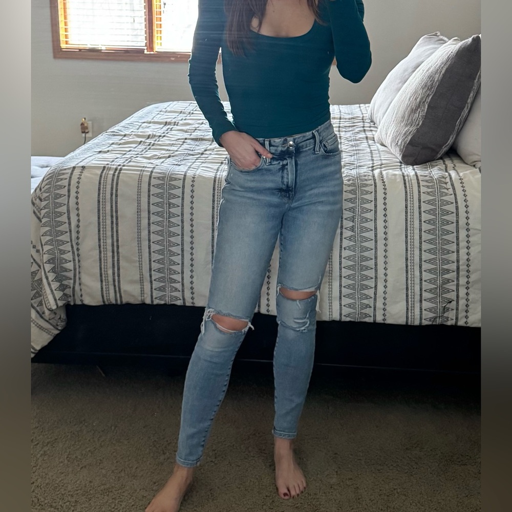 GOOD AMERICAN Women's Light wash Jeans